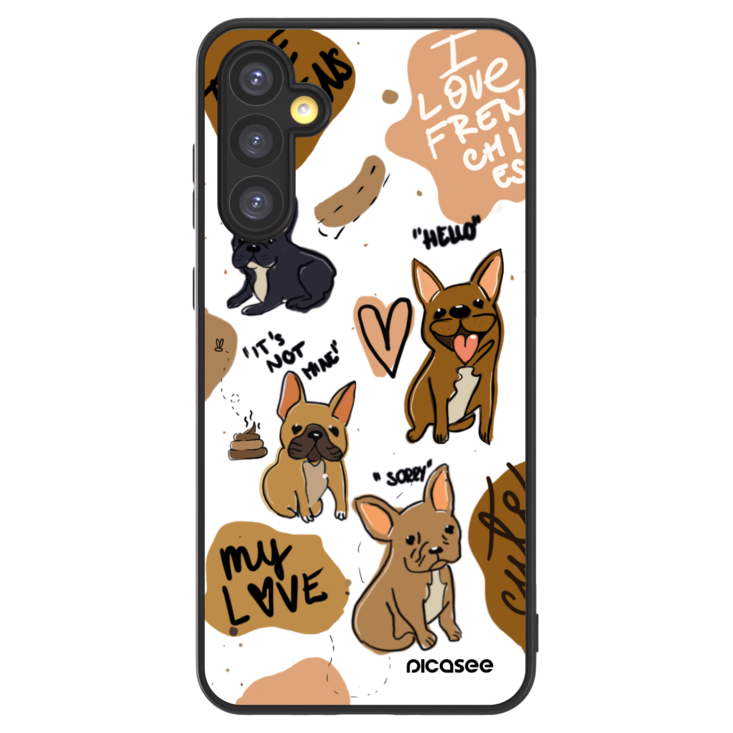 Picasee ULTIMATE CASE za Samsung Galaxy A34 5G A346B - Frenchies