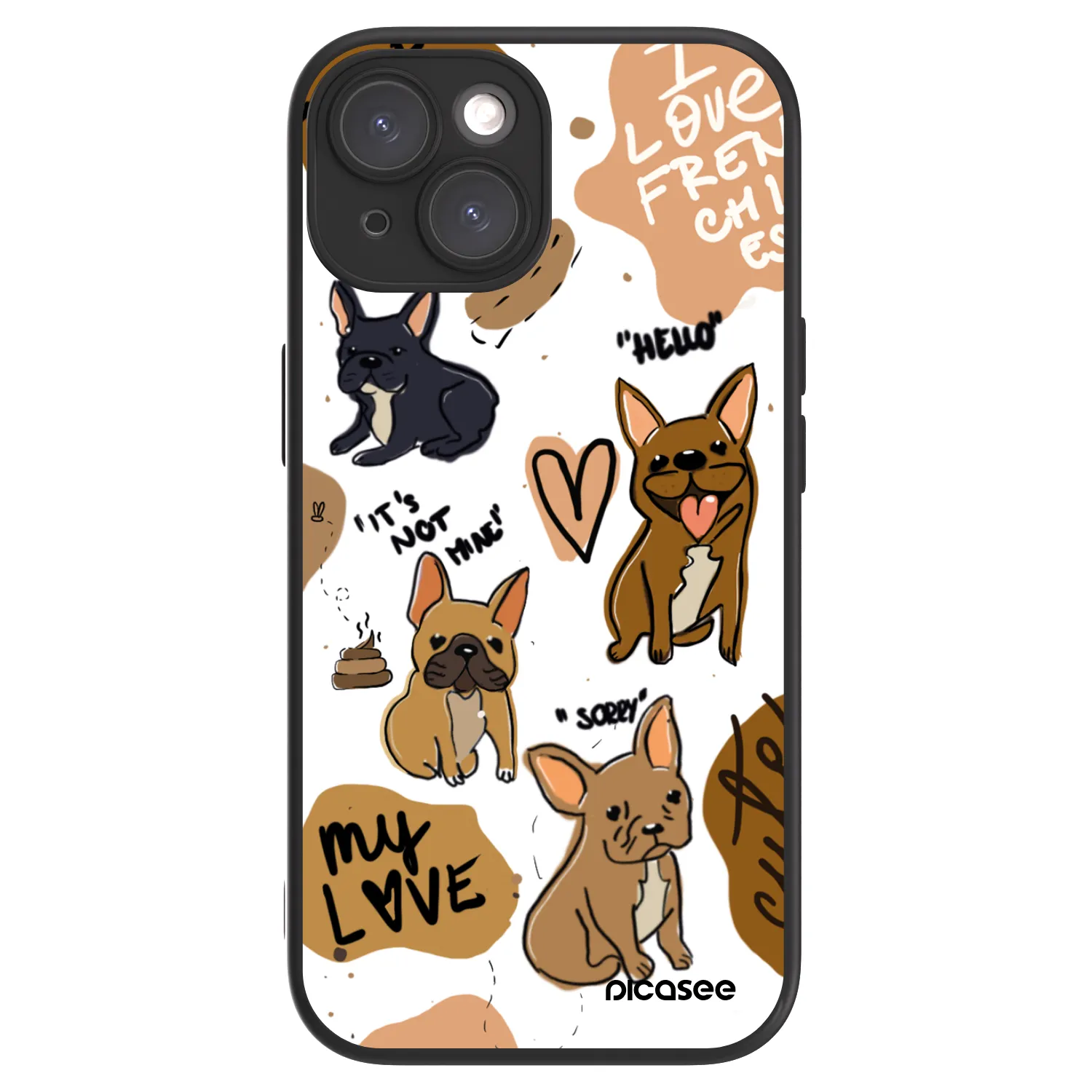 Picasee ULTIMATE CASE MagSafe za Apple iPhone 15 - Frenchies