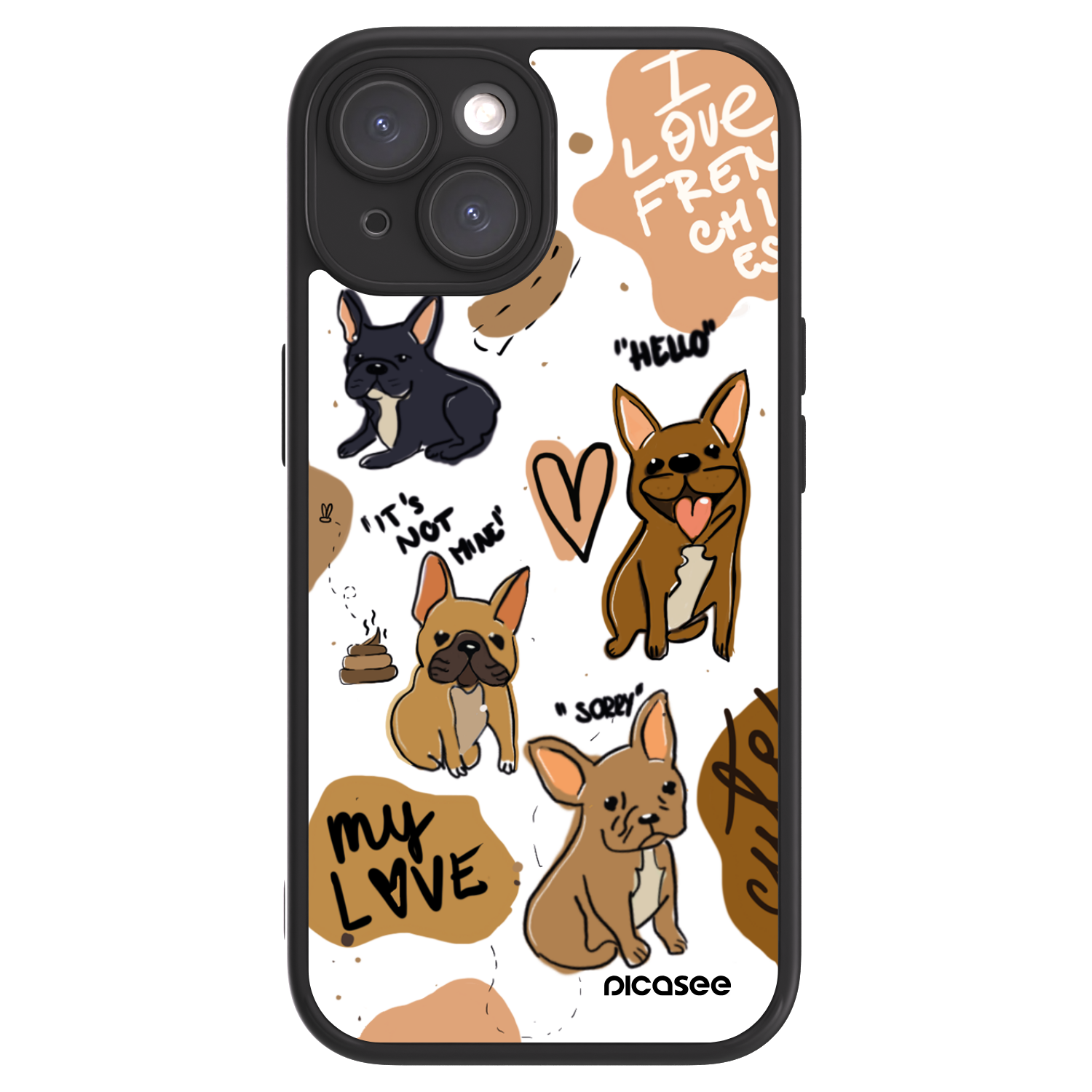 Picasee ULTIMATE CASE za Apple iPhone 15 - Frenchies