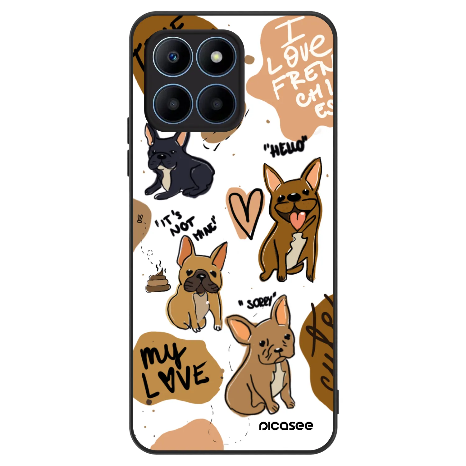 Picasee ULTIMATE CASE za Honor 70 Lite - Frenchies