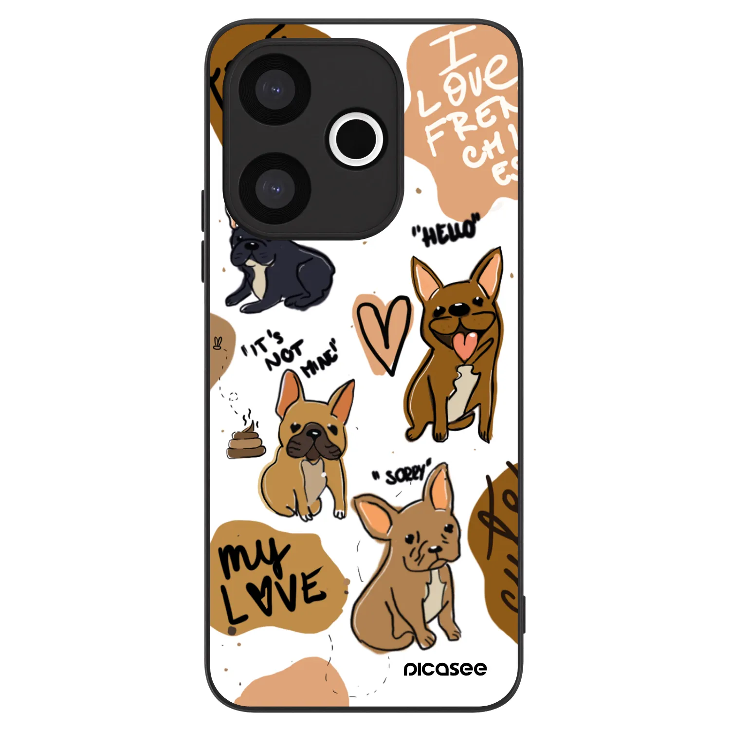 Picasee ULTIMATE CASE za Xiaomi Redmi 13 4G - Frenchies