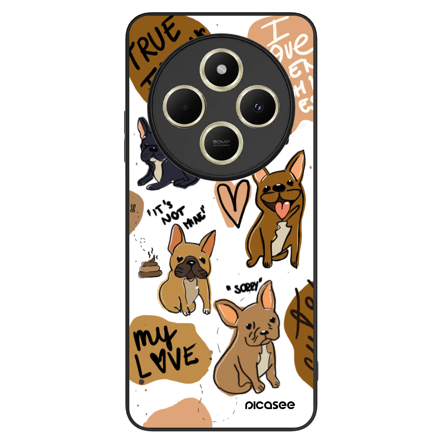 Picasee ULTIMATE CASE za Xiaomi Redmi 14C - Frenchies