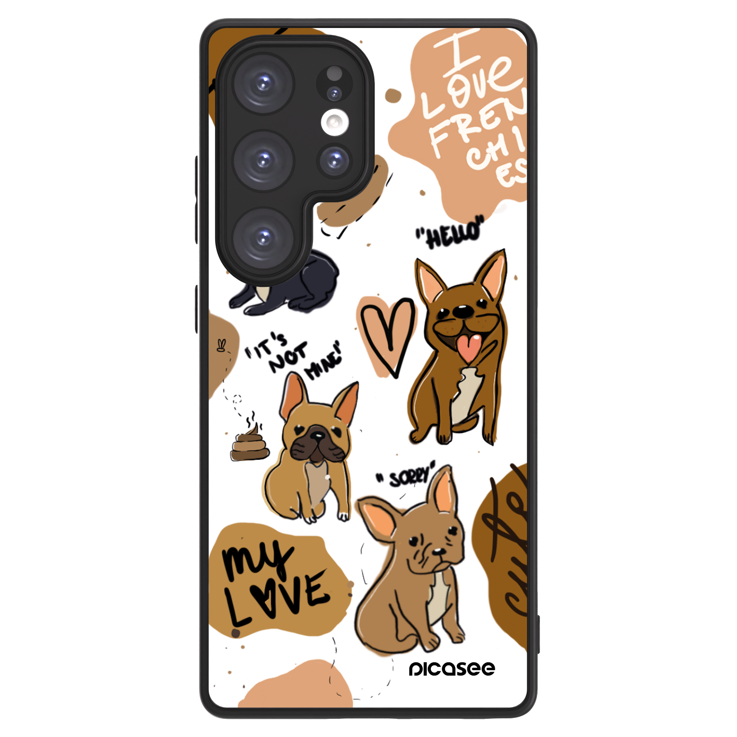 Picasee ULTIMATE CASE za Samsung Galaxy S25 Ultra 5G - Frenchies
