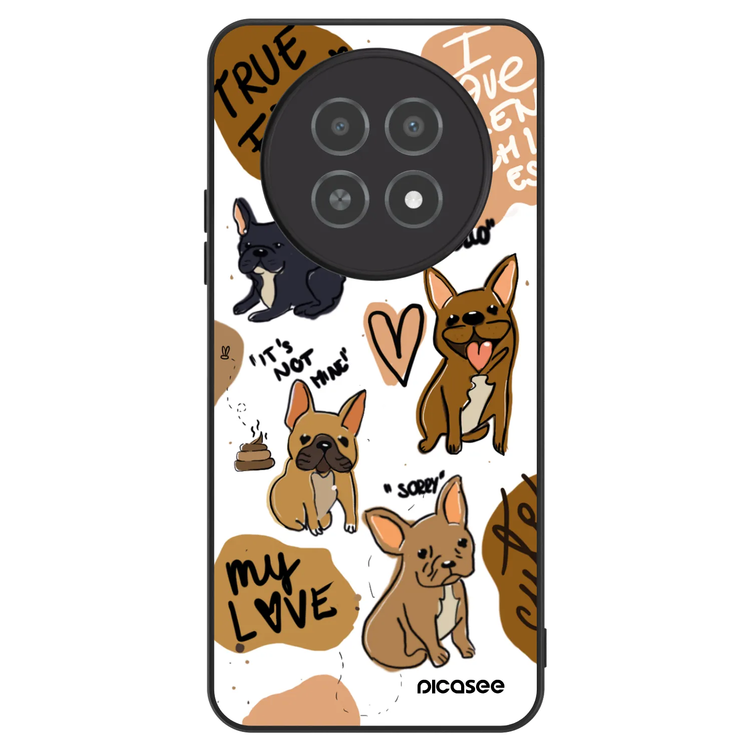 Picasee ULTIMATE CASE za Realme 12X - Frenchies