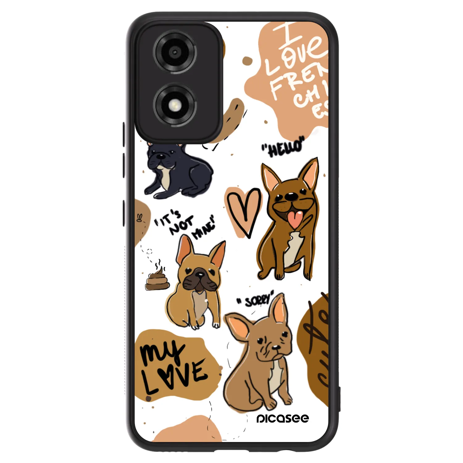 Picasee ULTIMATE CASE za Motorola Moto E14 - Frenchies