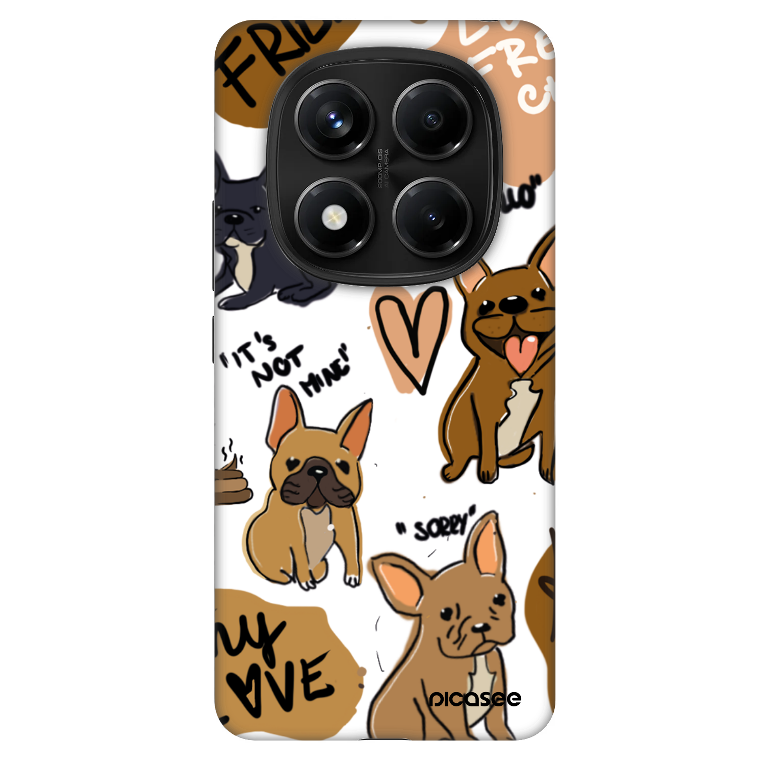 Picasee Fashion Case za Xiaomi Redmi Note 14 Pro 5G - Frenchies