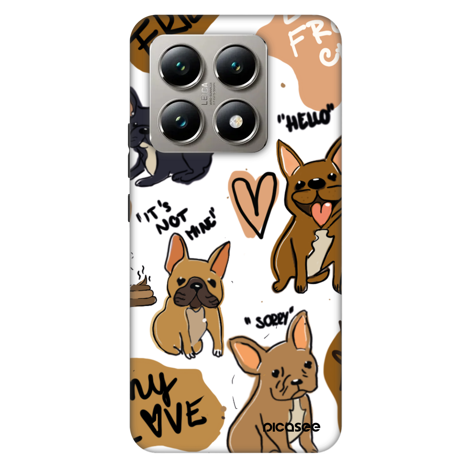 Picasee Fashion Case za Xiaomi 14T - Frenchies