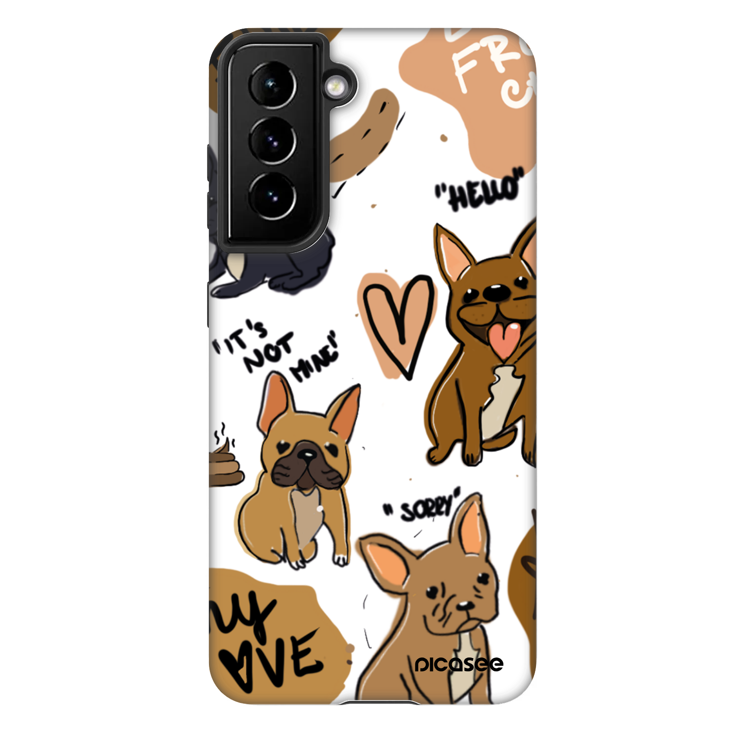 Picasee Fashion Case za Samsung Galaxy S21 FE 5G - Frenchies