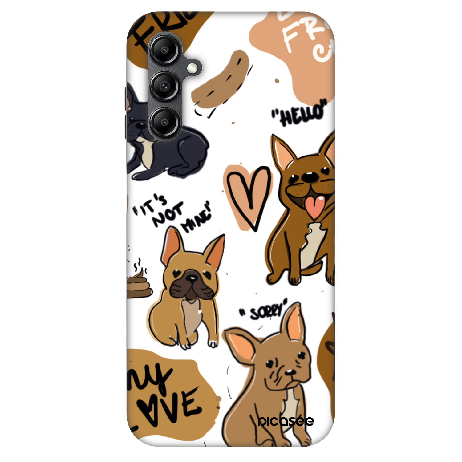 Picasee Fashion Case za Samsung Galaxy A14 5G A146P - Frenchies