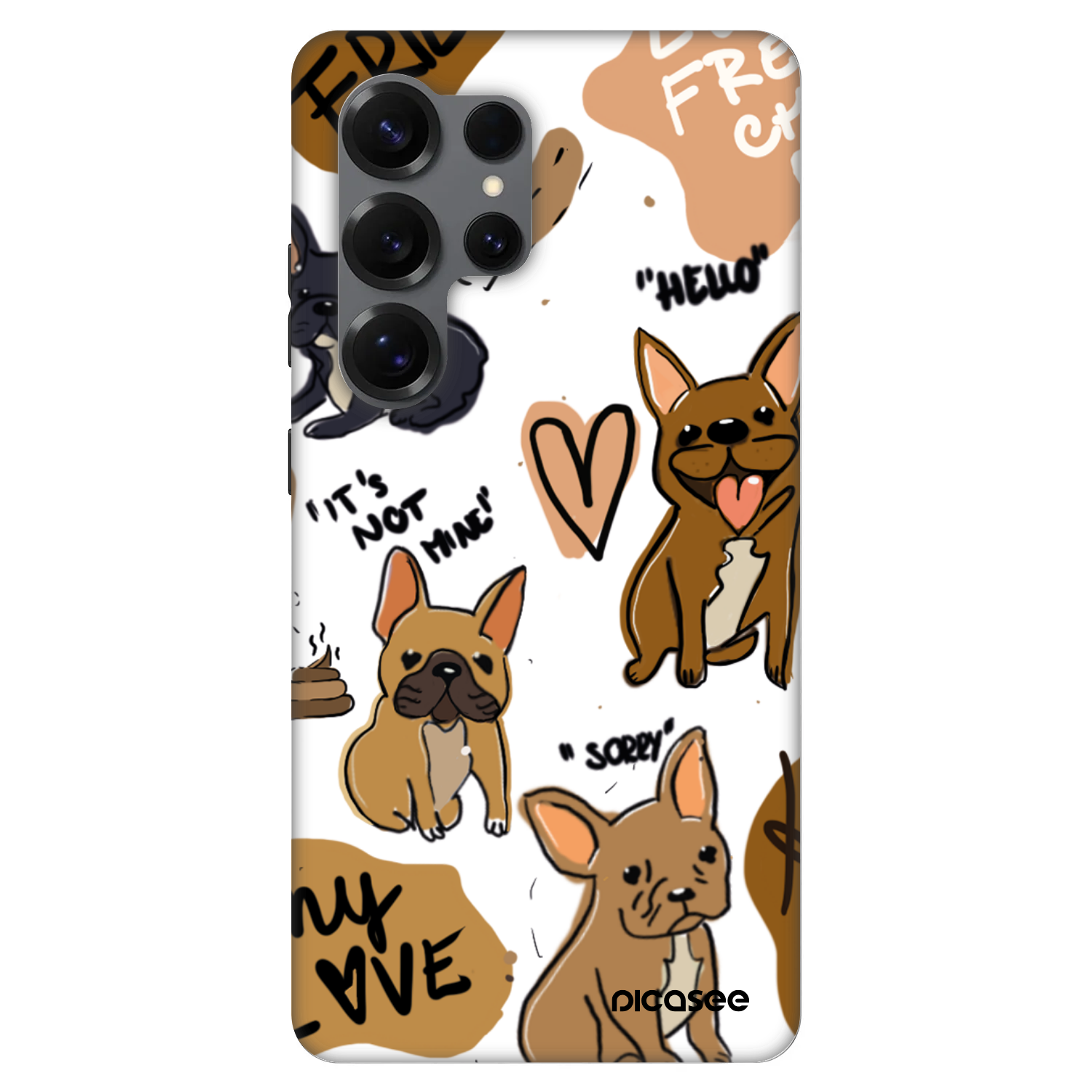 Picasee Fashion Case PowerShare pro Samsung Galaxy S25 Ultra 5G - Frenchies