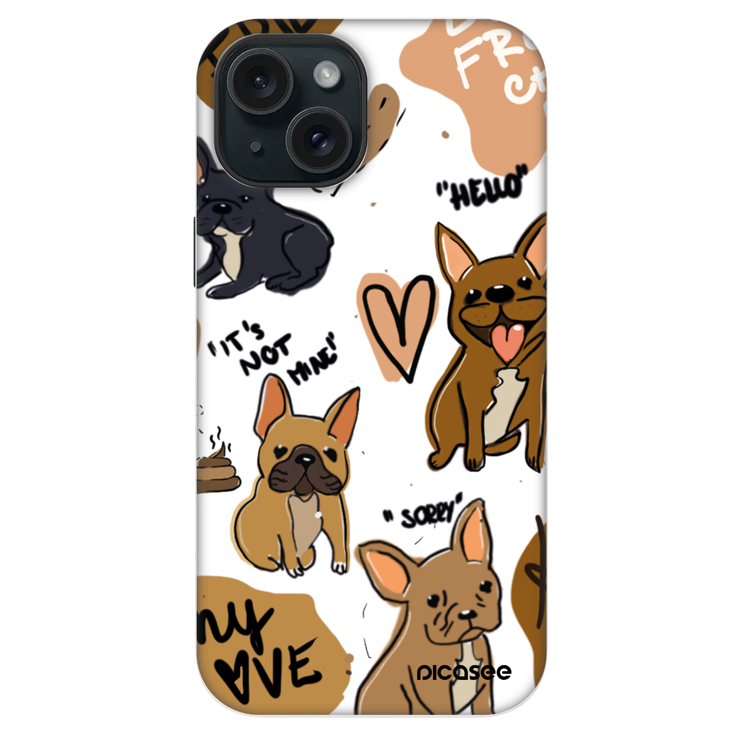 Picasee Fashion Case MagSafe za Apple iPhone 14 - Frenchies