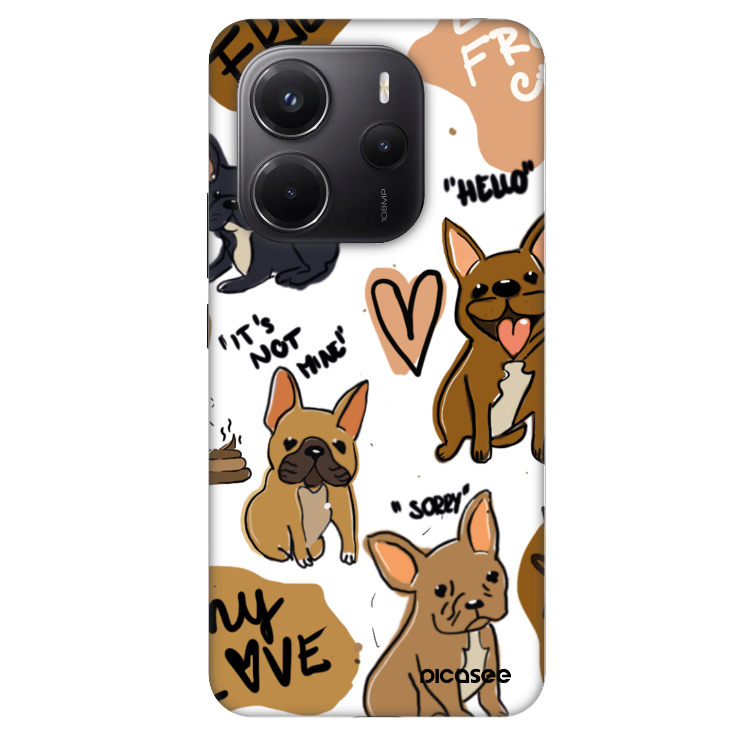 Picasee Fashion Case za Xiaomi Redmi Note 14 4G - Frenchies