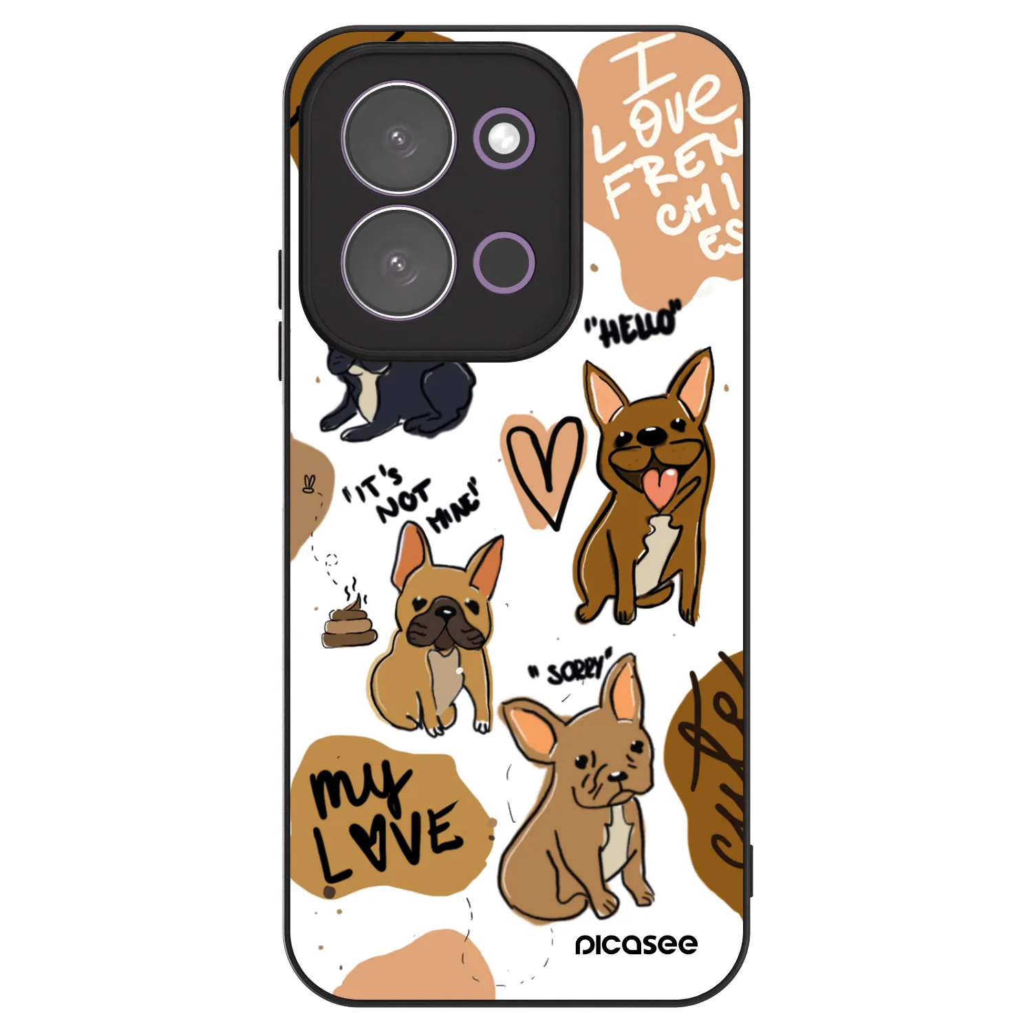 Picasee ULTIMATE CASE za Xiaomi Redmi 15C 5G - Frenchies