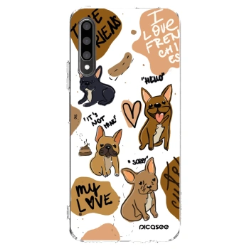 Picasee silikonski prozorni ovitek za Honor 9X Pro - Frenchies