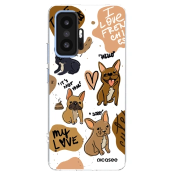 Picasee silikonski prozorni ovitek za Xiaomi 11T - Frenchies