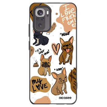 Picasee silikonski črni ovitek za Xiaomi Redmi Note 11S 4G - Frenchies
