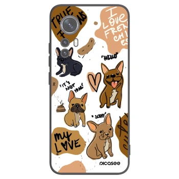 Picasee silikonski črni ovitek za Xiaomi 12X - Frenchies