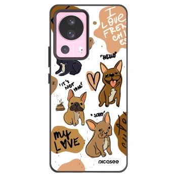 Picasee silikonski črni ovitek za Xiaomi 13 Lite - Frenchies