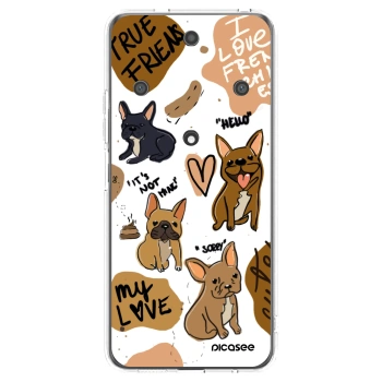 Picasee silikonski prozorni ovitek za Honor Magic5 Lite 5G - Frenchies