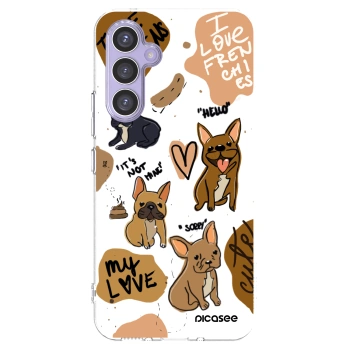 Picasee silikonski prozorni ovitek za Samsung Galaxy A54 5G A546B - Frenchies