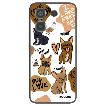 Picasee silikonski črni ovitek za Xiaomi Poco X6 - Frenchies