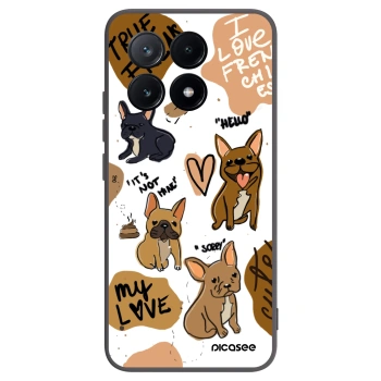 Picasee silikonski črni ovitek za Xiaomi Poco X6 Pro - Frenchies