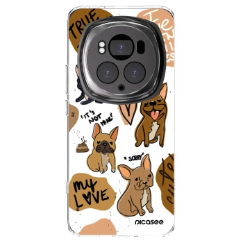 Picasee silikonski prozorni ovitek za Honor Magic6 Pro - Frenchies