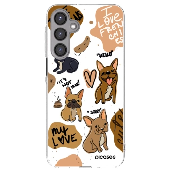 Picasee silikonski prozorni ovitek za Samsung Galaxy A16 5G - Frenchies