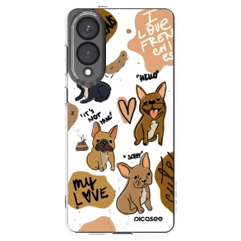 Picasee silikonski prozorni ovitek za Samsung Galaxy S25 Edge 5G - Frenchies