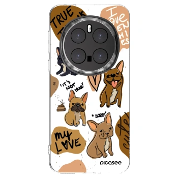 Picasee silikonski prozorni ovitek za Honor Magic7 Pro 5G - Frenchies