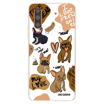 Picasee silikonski prozorni ovitek za Huawei P30 - Frenchies