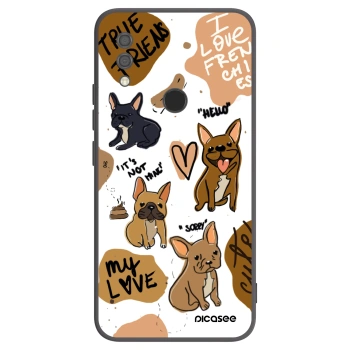Picasee silikonski črni ovitek za Xiaomi Redmi 7 - Frenchies