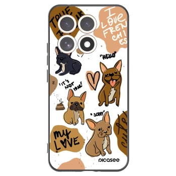Picasee silikonski črni ovitek za Xiaomi 15T - Frenchies
