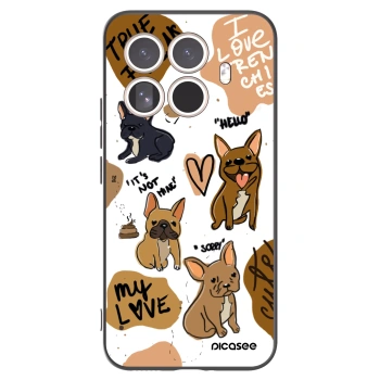 Picasee silikonski črni ovitek za Xiaomi 15T Pro - Frenchies