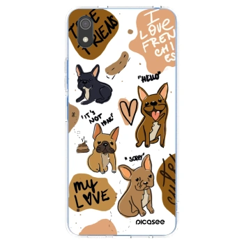 Picasee silikonski prozorni ovitek za Xiaomi Redmi 7A - Frenchies