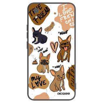 Picasee silikonski črni ovitek za Xiaomi Redmi 7A - Frenchies