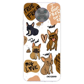 Picasee silikonski prozorni ovitek za Xiaomi Poco F2 Pro - Frenchies