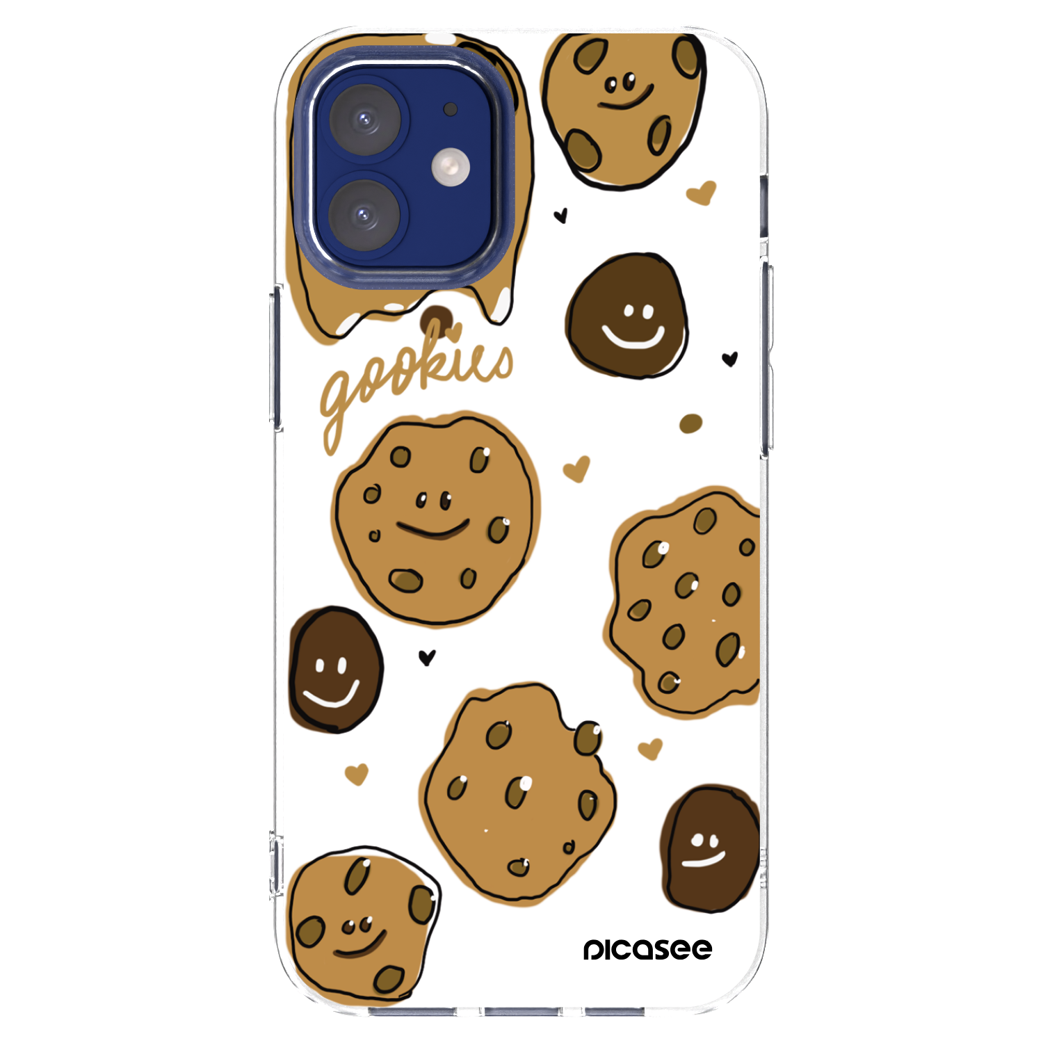 Picasee silikonski prozorni ovitek za Apple iPhone 12 mini - Gookies