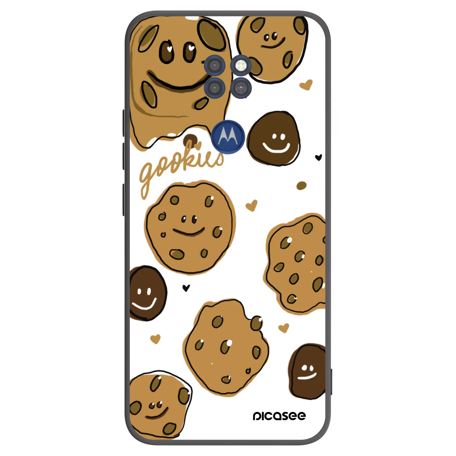 Picasee silikonski črni ovitek za Motorola Moto G9 Play - Gookies