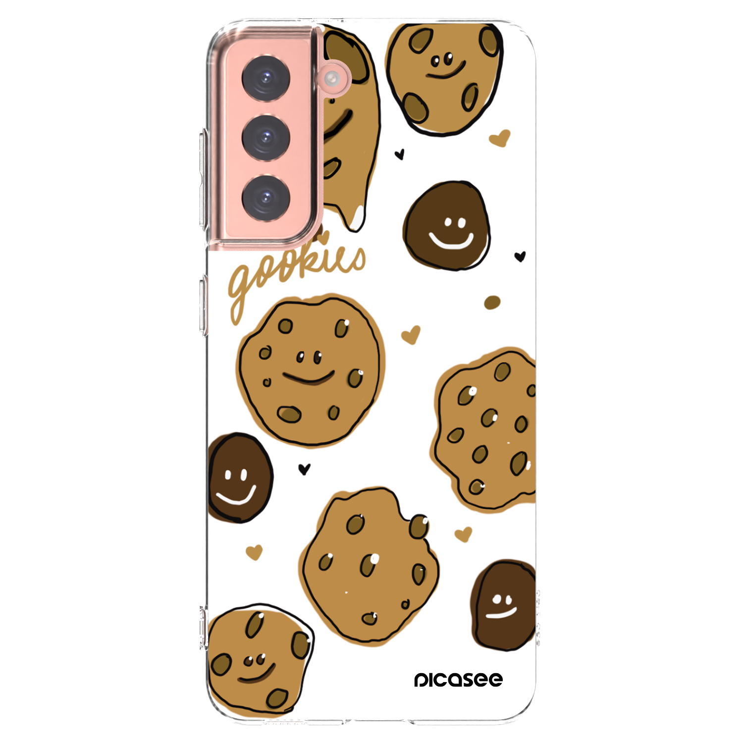 Picasee silikonski prozorni ovitek za Samsung Galaxy S21 5G G991B - Gookies