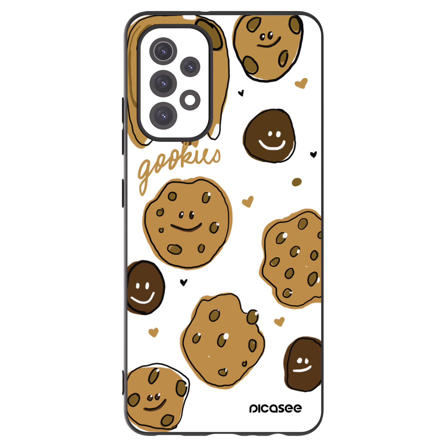 Picasee silikonski črni ovitek za Samsung Galaxy A32 5G A326B - Gookies