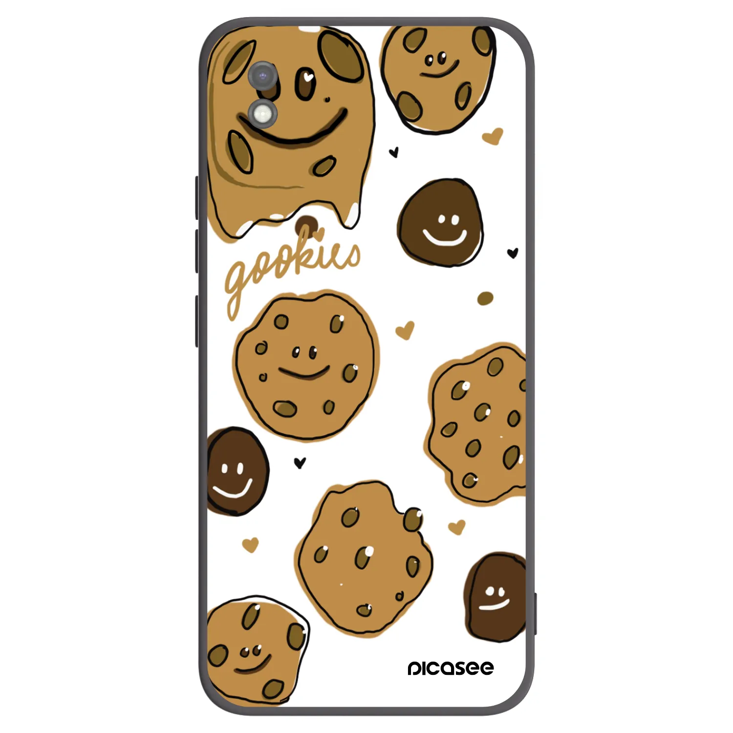 Picasee silikonski črni ovitek za Xiaomi Redmi 9AT - Gookies