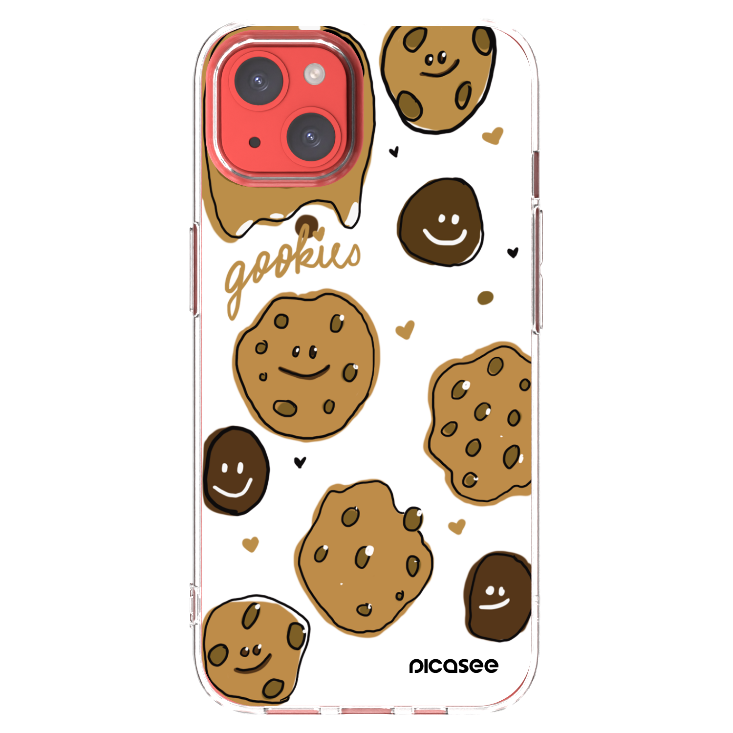 Picasee silikonski prozorni ovitek za Apple iPhone 13 - Gookies