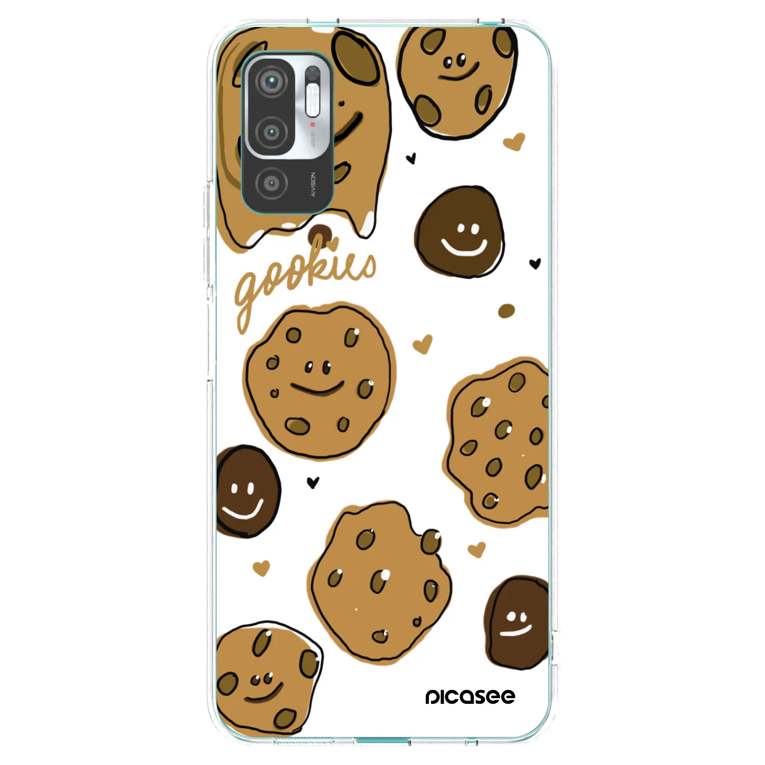 Picasee silikonski prozorni ovitek za Xiaomi Redmi Note 10 5G - Gookies