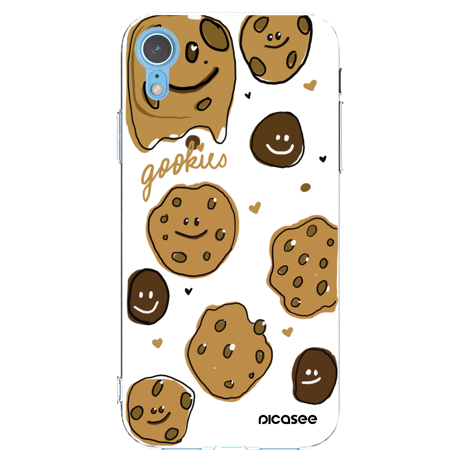 Picasee silikonski prozorni ovitek za Apple iPhone XR - Gookies