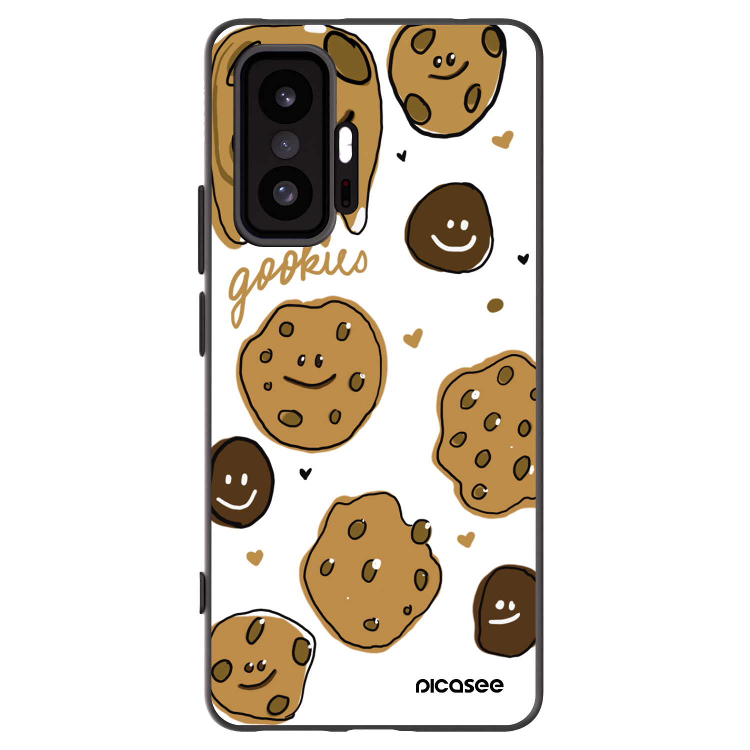 Picasee silikonski črni ovitek za Xiaomi 11T - Gookies