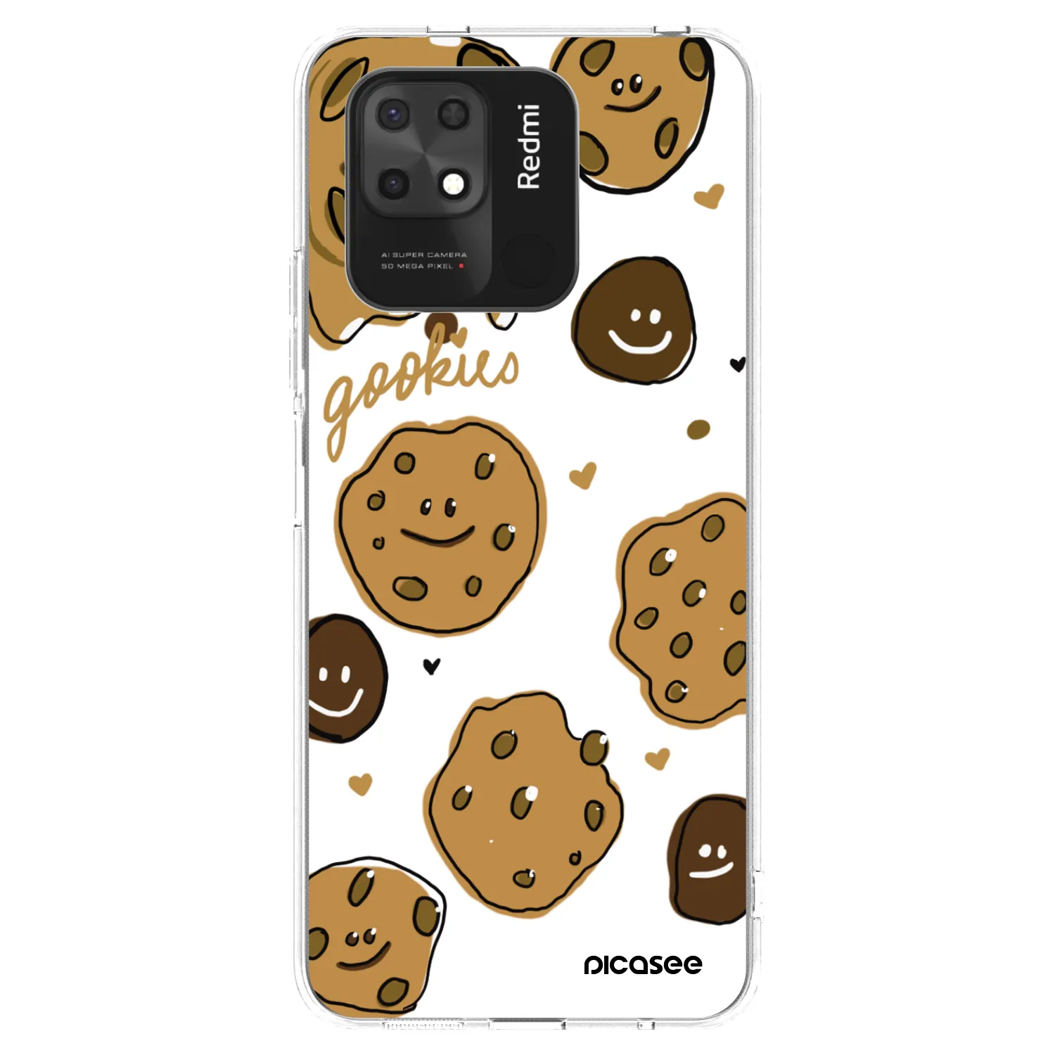 Picasee silikonski prozorni ovitek za Xiaomi Redmi 10C - Gookies