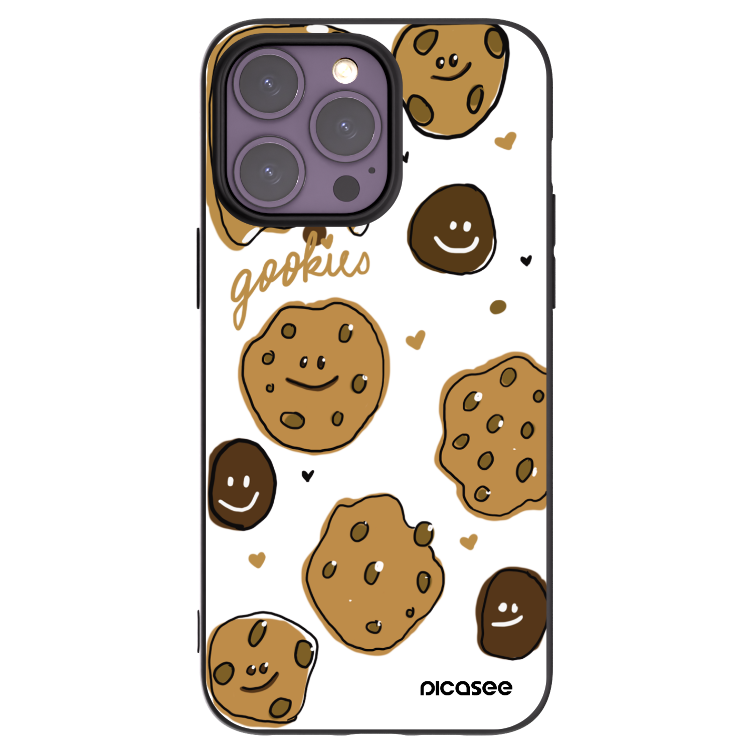 Picasee silikonski črni ovitek za Apple iPhone 14 Pro Max - Gookies