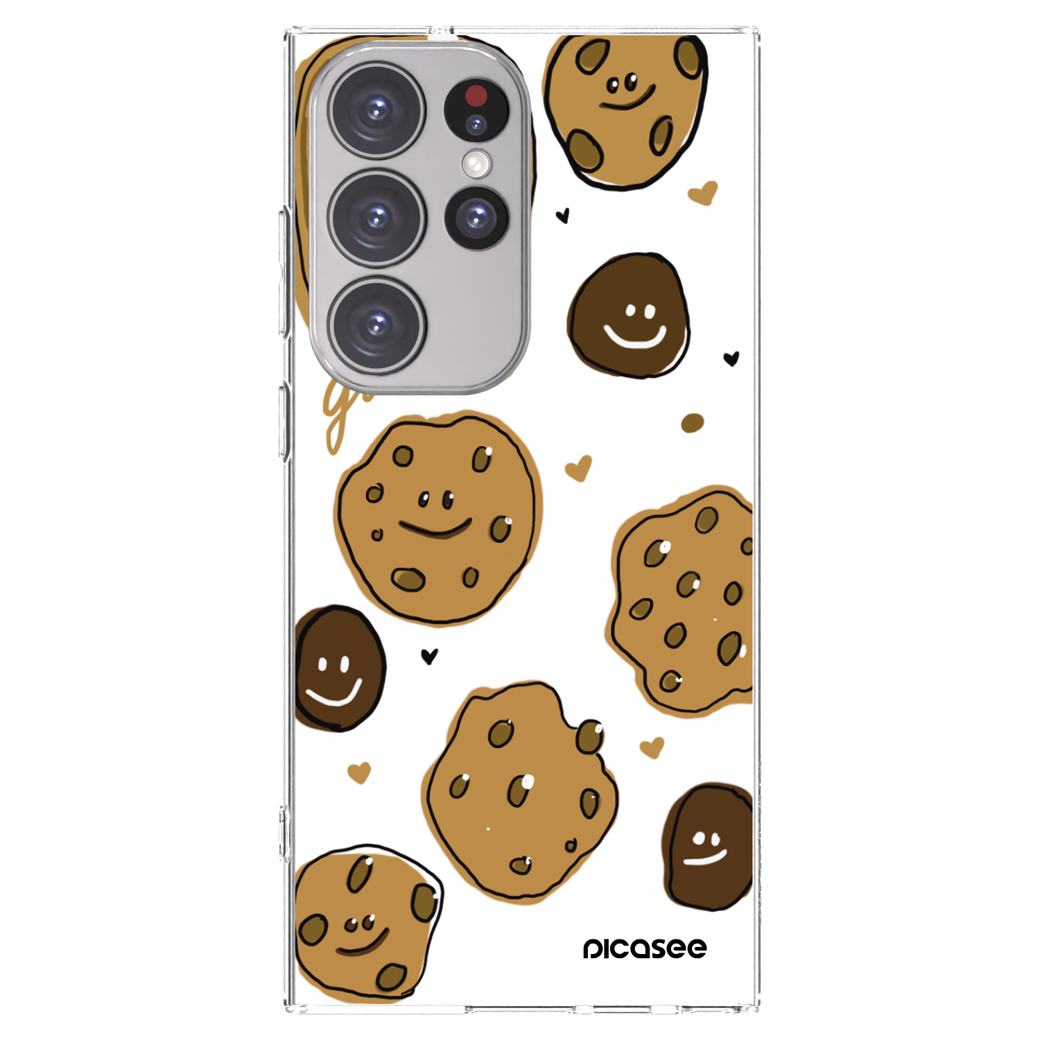 Picasee silikonski prozorni ovitek za Samsung Galaxy S23 Ultra 5G - Gookies