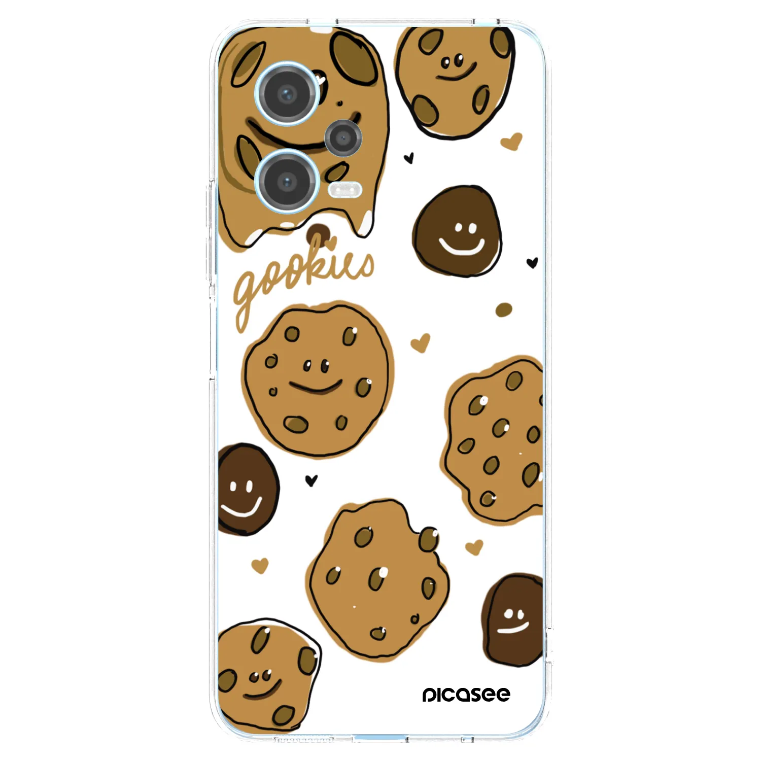 Picasee silikonski prozorni ovitek za Xiaomi Redmi Note 12 5G - Gookies